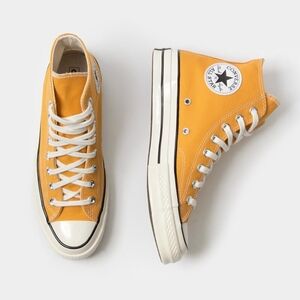 Converse High-Tops in Vibrant Yellow
